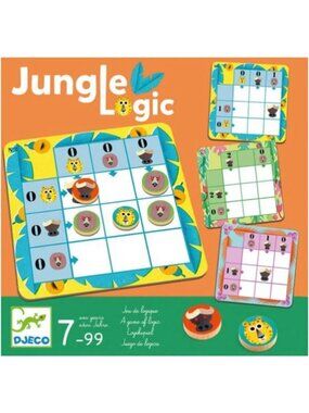 Djeco Game of  Logic Jungle Logic for Age  7 to 99 New In Box